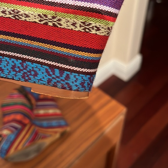 Multi colored Steve Madden wedges gently worn very clean inside size 6 - Picture 6 of 6